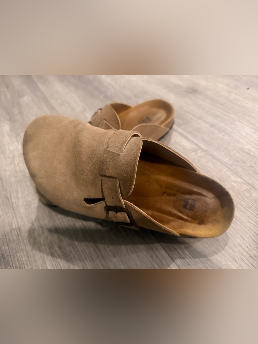 Women Size 9 Browns Boston Soft Footbed Suede Clogs - Gently Used